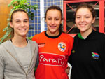 Caroline Goerl, Maria Bordasch e Lyara Medeiros