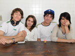 Andr Andrade, Larissah Sut, Eduardo Almeida e Ignacia Reyes