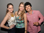 Mariana Salvan, Camila Machado e Rafael Hilbert