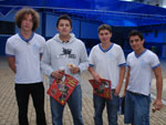 Flvio Baio, Gabriel Waterkemper, Matheus Younes e Gustavo Martins