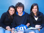 Kareolyne Nascimento, Wesley da Luz e Natlia Pereira