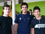 Daniel Vossos, Amir Gonalves e Guilherme Mariane