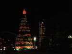 Fabiani dos Santos enviou uma foto da rvore de Natal da Praa Saldanha Marinho, no centro de Santa Maria