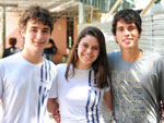 Augusto de Oliveira, Larissa Altreider e Dennis Amaral