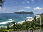 A vista da Praia da Armao, no Sul de Florianpolis.