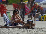 Etapa do Brasil Surf movimenta praia da Joaquina em Florianpolis