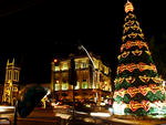 O fotgrafo e designer Filipe Maciel enviou belas imagens da decorao de Natal no centro de Santa Maria. Esta  apenas uma delas