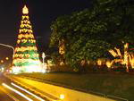 Alexander Costa enviou uma bela foto da decorao natalina no centro de Santa Maria