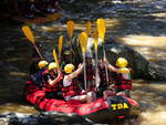 Rafting no Rio Cubato, em Santo Amaro da Imperatriz