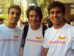 Matheus Ferrera, Lorenzo Prates e Mauricio Escobar