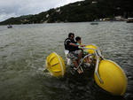 Pedalinho  uma opo divertida para crianas e adultos.