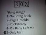 Setlist do show da inglesa Rox no Summer Soul Festival