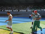 Foto do jogo entre Metropolitano e Marclio Dias