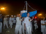 A madrugada de quinta-feira foi de homenagens  Rainha do Mar.