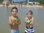 Praia de Palmas na manh desta tera-feira.