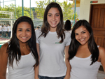 Carolina Vieira, Taina Hoepers e Luiza Martins