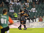 Lance do jogo entre Figueirense e Brusque