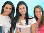 Luciana Heiderscheidt, Diane May e Maria Eduarda Martins