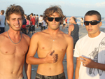 Giovani Contessoto, Ygor Arakaki e Gabriel Neves