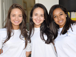 Julia Costa, Julia Lenzi e Caroline da Silva