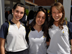 Luisa Pires, Karina de Oliveira e Iasmym Rodrigues