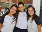 Amabily Chierighini, Roselaine Rocha e Julia Assis