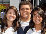 Julia Mella, Djeimys Souza e Marina Bandeira