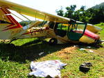 Monomotor do Aeroclube de Blumenau caiu no interior de Lus Alves