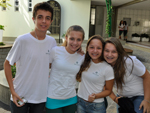 Carlos Alberto Juraszer, Luana Vandresen, Paula Zenni e Isabella Dalsenter