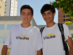 Yuri Pereira e Alec Robert