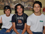 Iuri Prado, Marco Mendoza e Luiz Henrique Machado