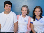 Eduardo Vieira, Lara Becker e Maria Eduarda Lubke