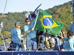 Equipe Telefnica leva a bandeira do Brasil