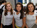 Nathlia Hones, Mariana Amboni e Daniela Sponholz 