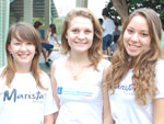 Fernanda Marques, Caroline Melo e Cleice Scarparo