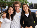 Larissa Anjos, Lucas Rodriguez e Camila Alves