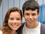 Bruna Guimares e Gabriel Vieira