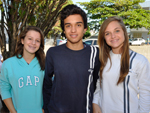 Julia Coan, Caio Vinicius e Julia Cardoso