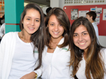 Victoria Franzoni, Cristhiane Flores Gil e Lara Alencar