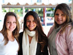 Julia Bauer, Rafaela Truda e Angela Padilla