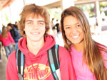 Arthur Berthold e Marina Benites