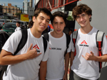 Diogo Martins, Matheus Panini e Lucas Alexandre