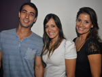 Henrique Bondin, Gabriela Almeida e Camila Lima