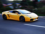 Lamborghini Gallardo  um dos veculos disponveis para passeio durante o Super Carros 2012