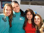 Victoria Amaral, Karoline Lobo, Gabriela Marquis e Bruna da Silva