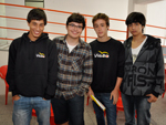 Felipe Barcellos, Felipe Goulart, Nicolas Teodoro e Alec e Robert