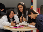 Taise Duarte, Isabela Telles e Marcella Borba