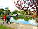 Parque Jonas Ramos no centro de Lages