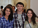 Luiza Baldessar, Gustavo Cruz e Gabriela Bianchini 