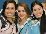 Claudia Baixo, Paola Parisotto e Camila Yin